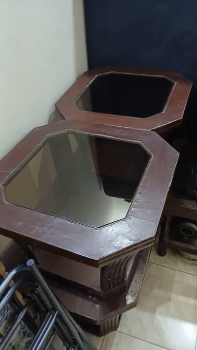 wooden table set