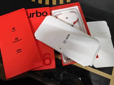 Oneplus Turbo6 New box pack condtion non active new cell