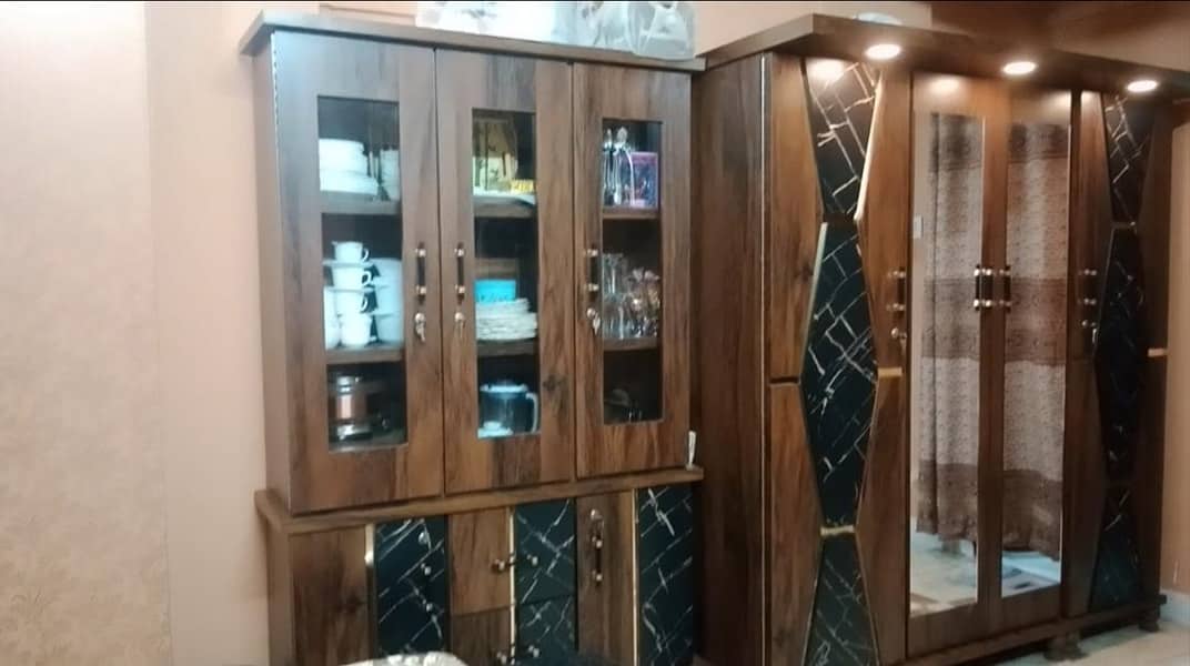 Bed set , solid wooden bed , complete bed set , bed side table , d 2