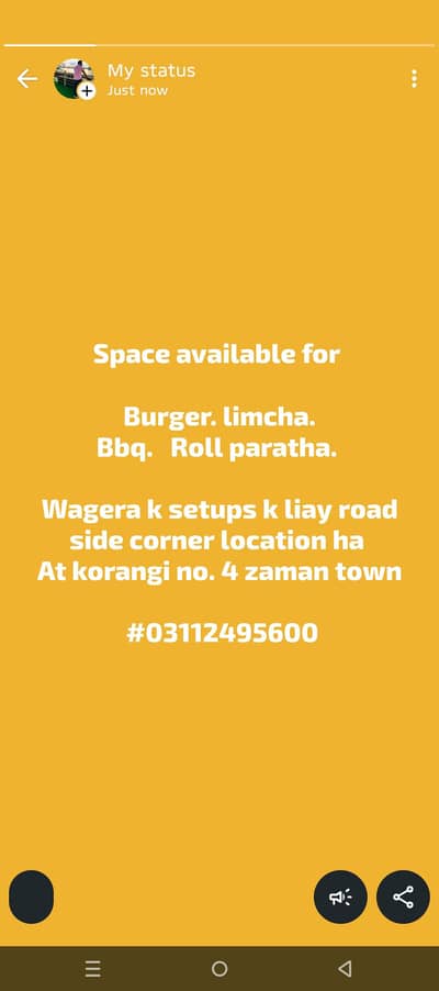 space available