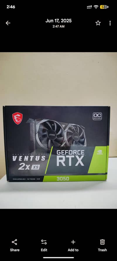 Rtx 3050 8 Gb ventus 2x xs OC