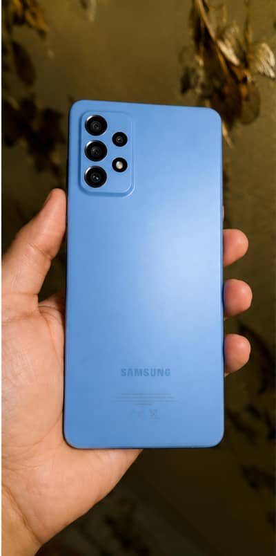 Samsung a72 blue color 6/128  condition 10/10