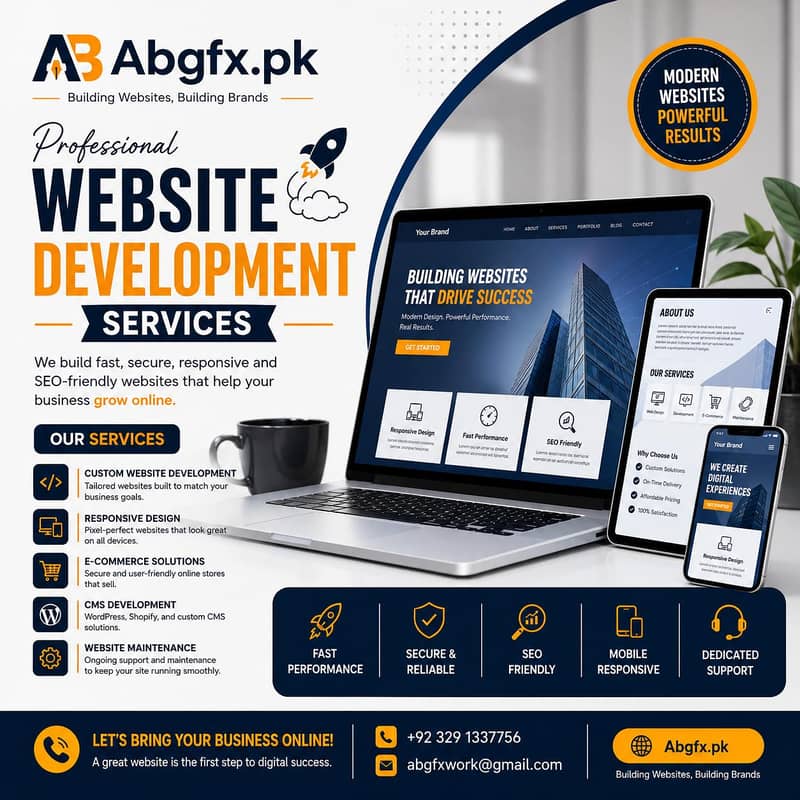 Professional Website development service 0