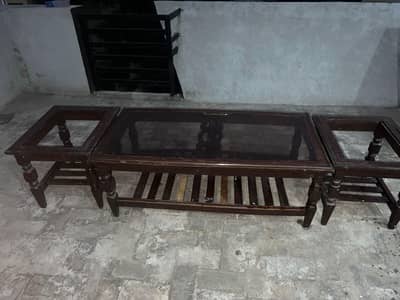pure wood old tables set
