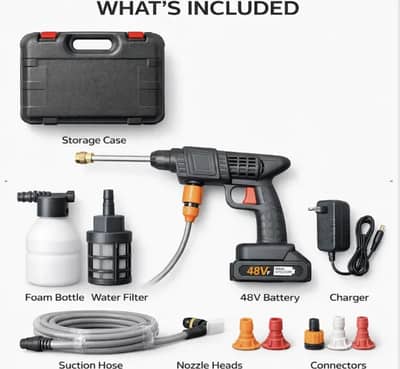Car cleaning gun solar cleaning gun