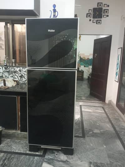 refrigerator Haier glass door