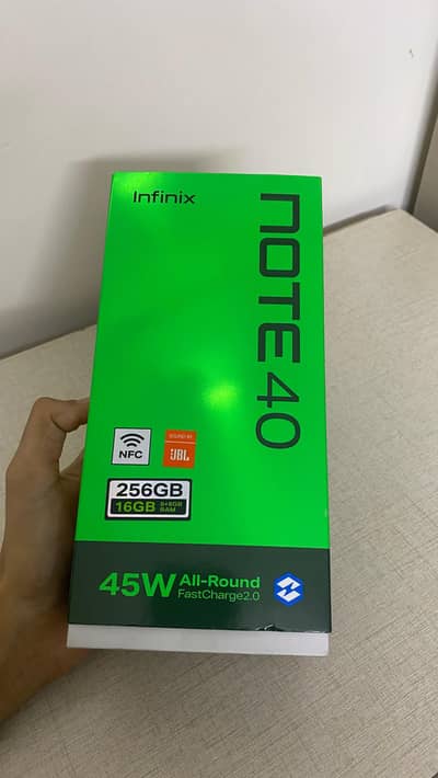 INFINIX NOTE 40 WITH EVERYTHING