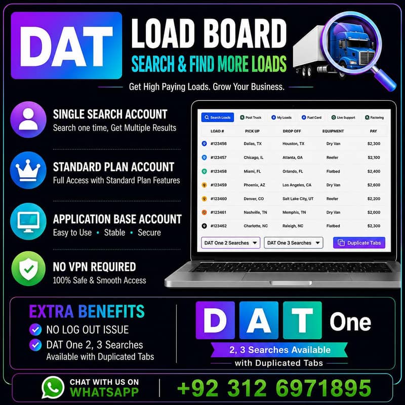 DAT One Load Board 1