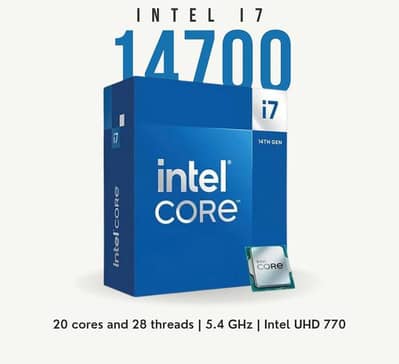 Intel Core i7 14th Generation 14700 Processor.