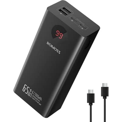 ROMOSS 27000mAh 65W Power Bank | Laptop Fast Charge