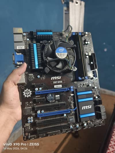 i7 4790 Z87 mobo overclock support 4 ram slot 460w coolermaster psu