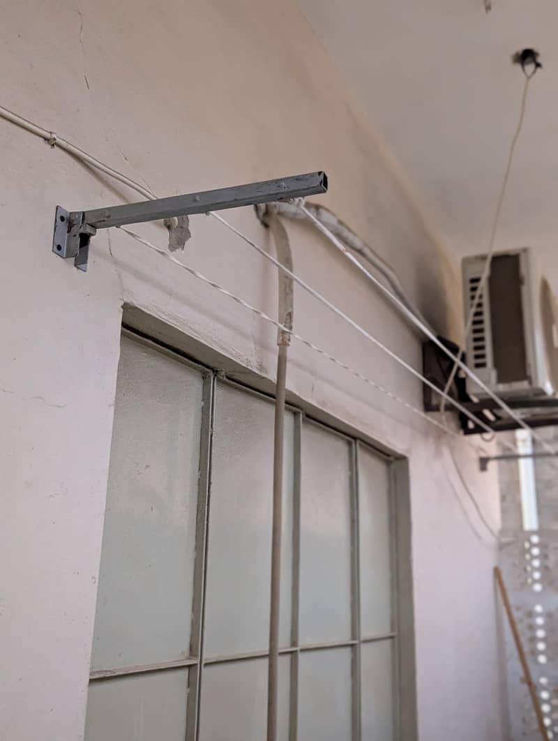 Wall mount cloth drying stand 1