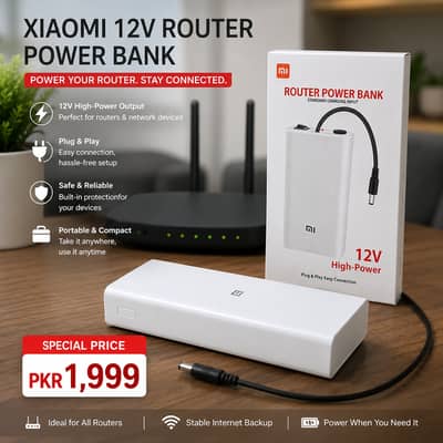 WiFi Router UPS / Power Bank – Load Shedding ka Best Solution