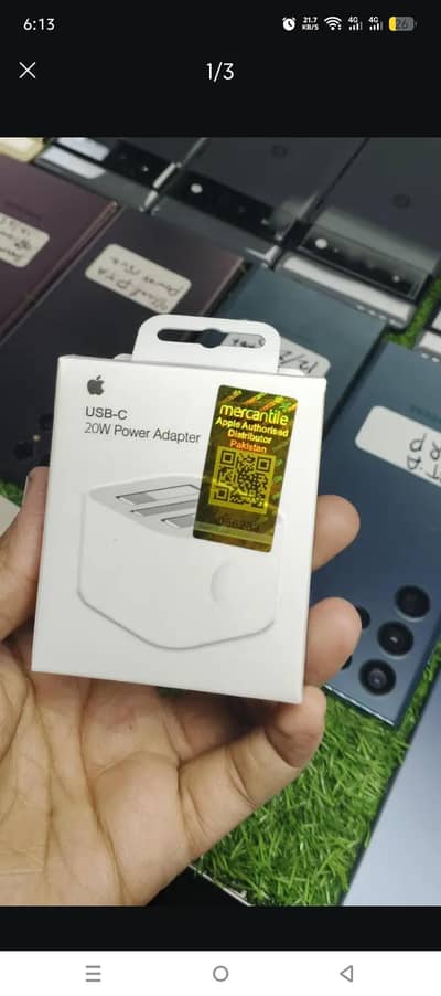 APPLE 3 PIN ORIGINAL ADAPTER