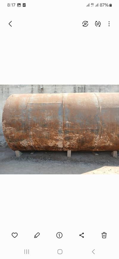 diesel oil tank