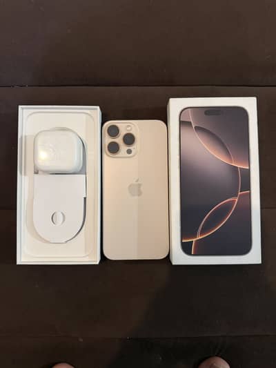 IPHONE 16 PRO MAX 256GB JV NON PTA FULL BOX WITH ADAPTER