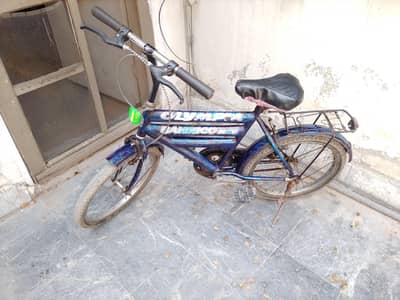 Olympia Cycle Heavy Frame 20 tyre Size in working condition