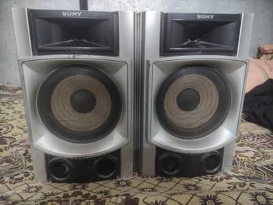 Sony GNZ 55D Speakers Japan made Heavy Base Sound