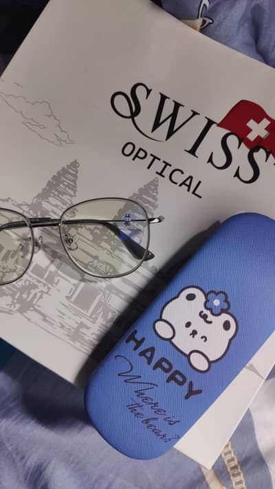 Eye Glasses with labubu doll logo