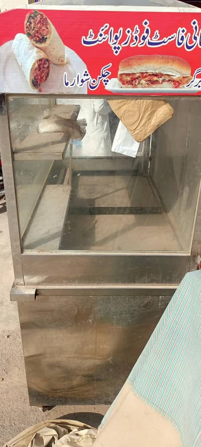 shawarma stall for sale only one month used 03006285744