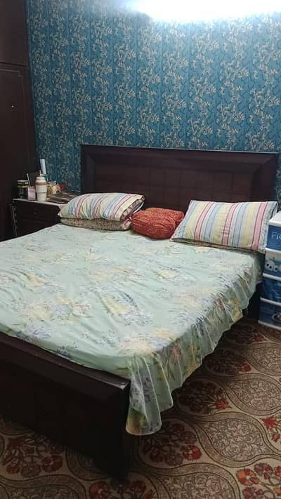 Double bed with free matress