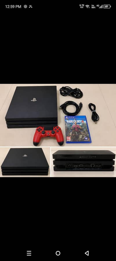 PlayStation 4 Pro 1TB - Complete Setup with Game & Controller