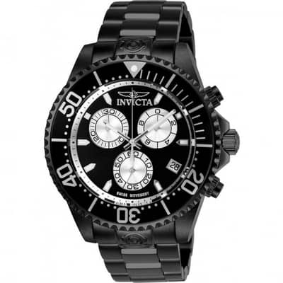 Invicta watch. Model number 7413. Stainless steel. colour Black