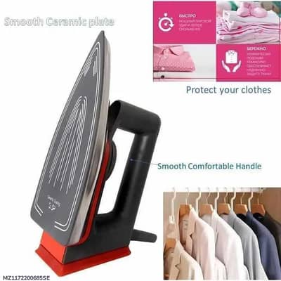 premium dry iron with ceramic plate and comfortable handle
