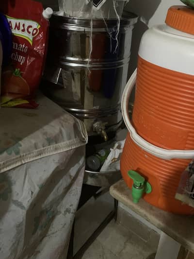 Steel cooler for sale just like brand new