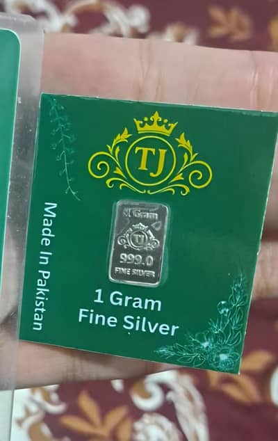 1 gram Silver Bar 999.0