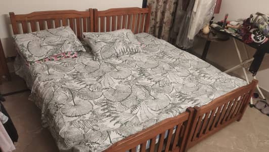 Kids bed with Mattresses | Wooden kids bed | kids furniture