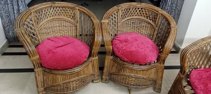 cane sofa set