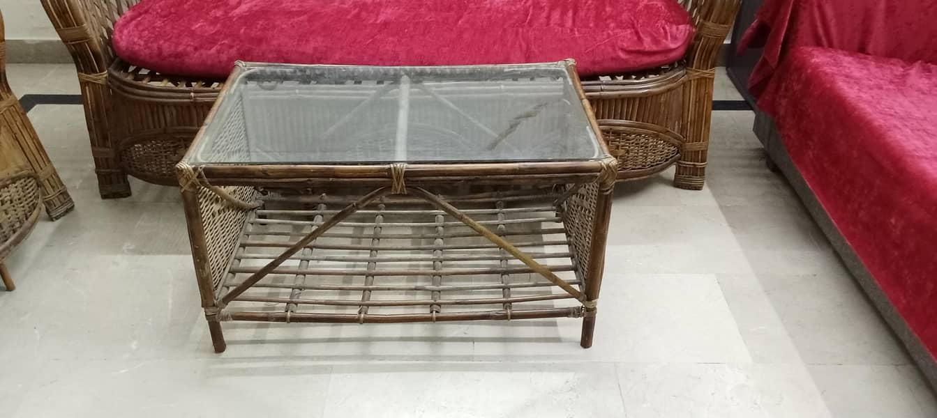 cane sofa set 2