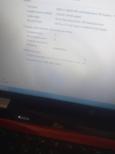 hp pavilion G6 ram 8gb storage 500gb