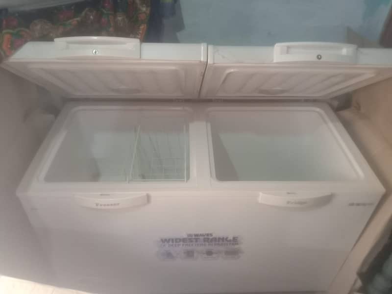 Double Door  Waves Freezer 2