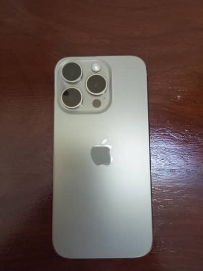 iPhone 15 pro - PTA - 256 GB Natural Titanium