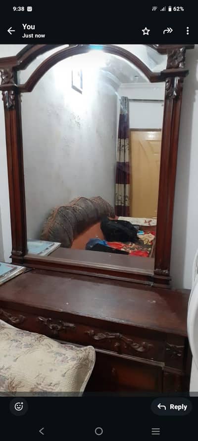 A dressing Table with three drawers