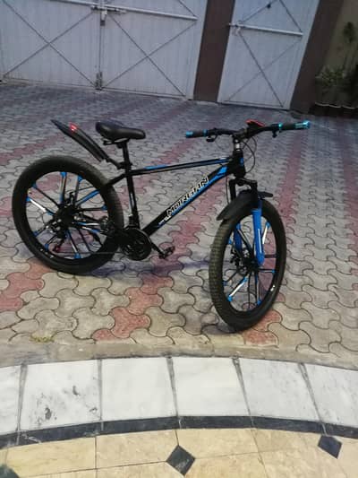 morgan 26 size cycle totaly new conditions  neon blue color