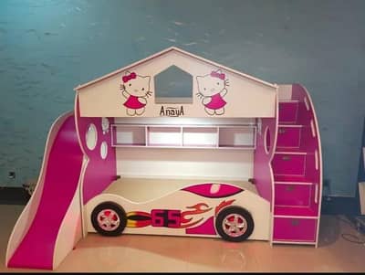 Bunk bed | Kid wooden bunker bed | Baby bed | Double bed | Triple bed