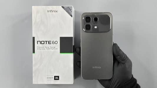 Infinix note 60 Just box opend