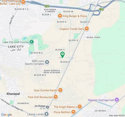 5 Marla plot for sale block R khayaban-e-amin Lahore
