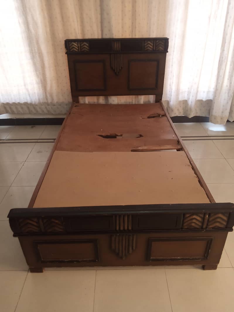 2 sengle beds 1