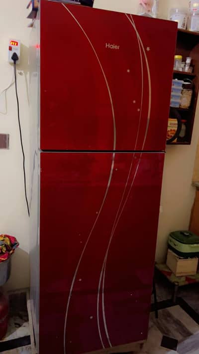 Haier fridge 10 by 9 condition full ok not rapring