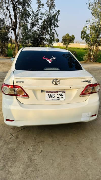 Toyota Corolla X. Li 2011 model converted G. Li