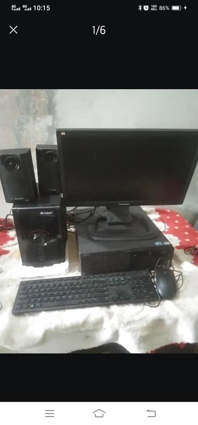 pc lcd speaker keyboard wireless mouse Wi-Fi device all oky