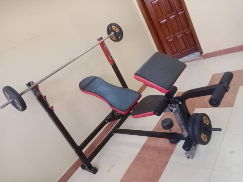 multiple-adjustable utility exercise bench 1