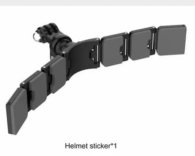 holder for helmet with double tape