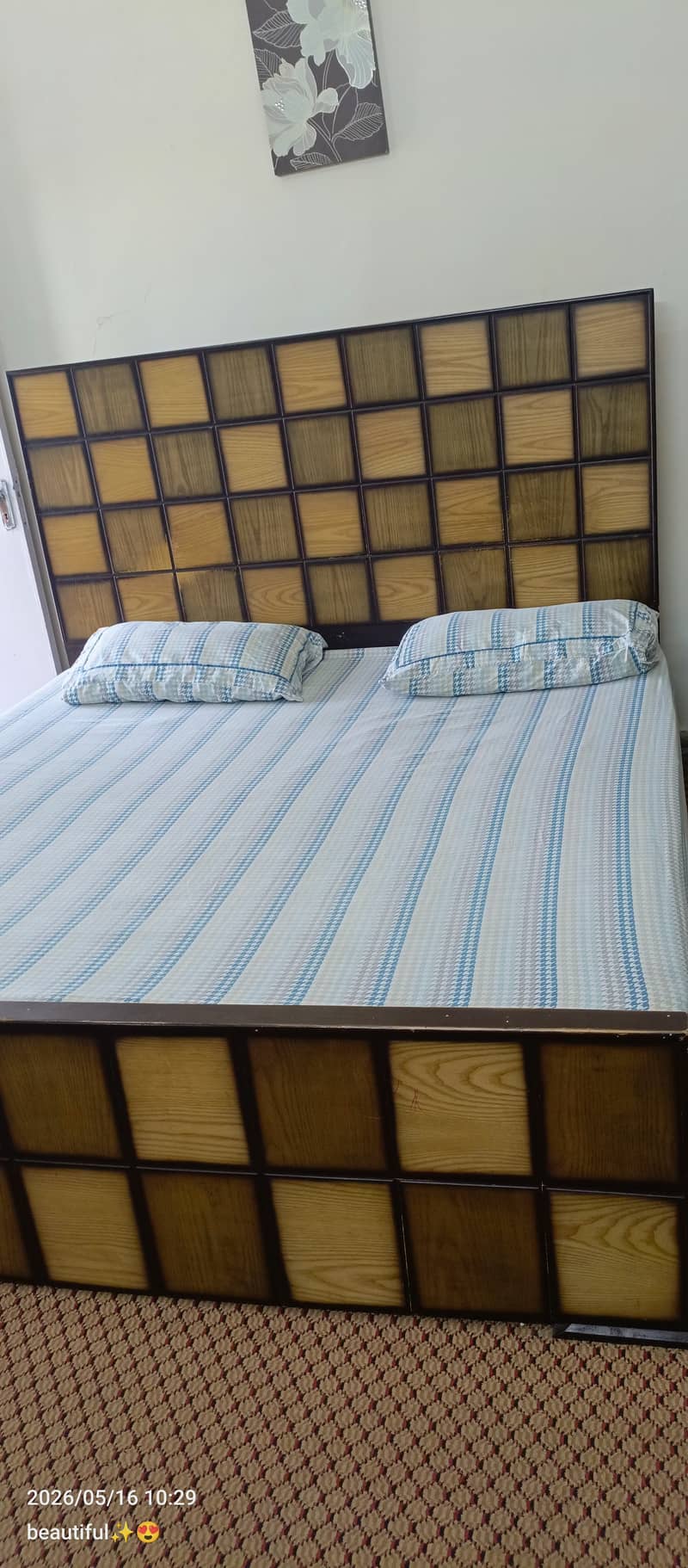 Bed without mattress 0