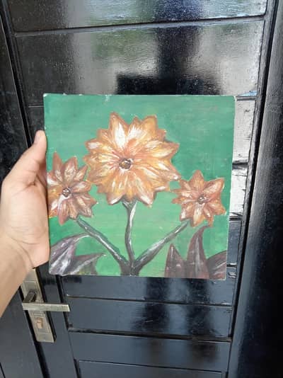 Natural yellow flowers painting|Home decoration