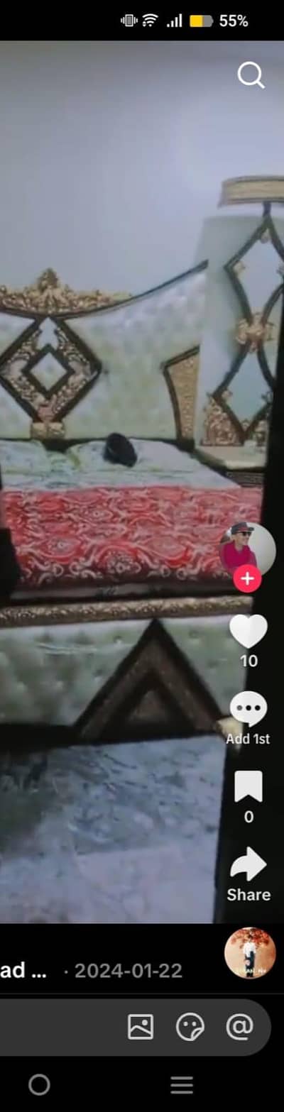 Bed and Sofa set is for sale
